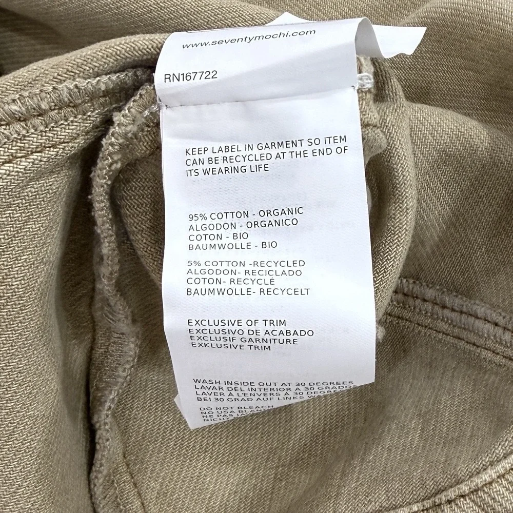 Seventy + Mochi Mia Shirt S NWT Desert Sand Organic Cotton Country Western
